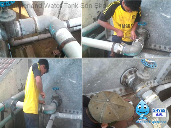 Water Tank Plumbing & Piping Job